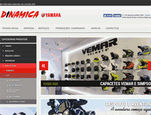 Tablet Screenshot of dinamica-motos.com